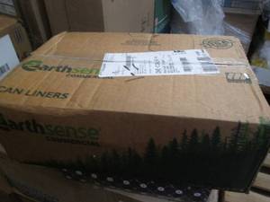 lot 101 image: 55-60 gallon black can liners 100 c...