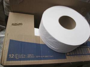 12 Rolls of jumbo bath tissue...