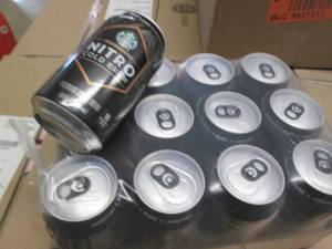 lot 143 image: 12 Cans Starbucks Nitro cold brew c...