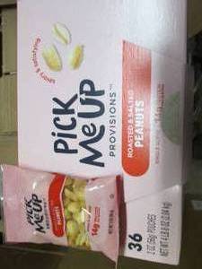 lot 153 image: 36 2 oz pouches of salted peanuts d...