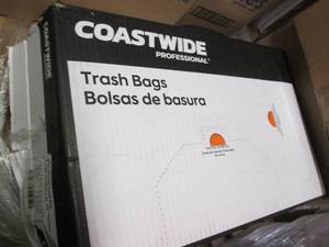 lot 157 image: 150. 60 Gallon trash bags...