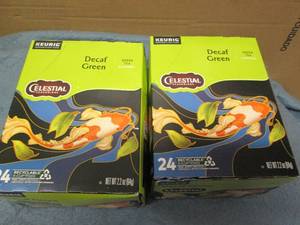 lot 173 image: Decaf green tea Keurig pods...