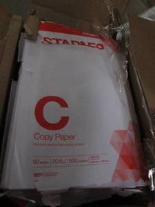 lot 197 image: 5 Reams 11 x 17 copy paper...