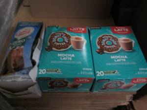 lot 212 image: Coffemate creamer and K cup pods...
