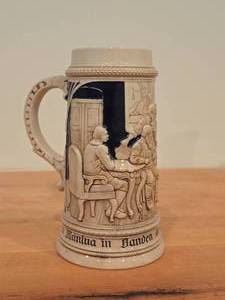 lot 106 image: Vintage Stoneware Beer Stein (Germany)