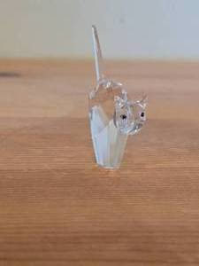 lot 245 image: Vintage Cat theme Swarovski Crystal Figurine