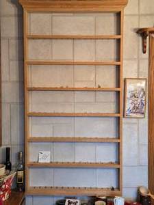 lot 51 image: Natural Wood Finish Souvenir Spoon Display Rack