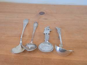 lot 35D image: Lot of (4) 172-grams (total) 830 Silver Spoons