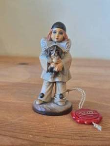 lot 277 image: Vintage #1612500 Authentic Hand Carved Wood Figurine by Anri (Italy)