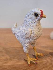 lot 298 image: Chick theme Hand Made Paper Mache Figurine