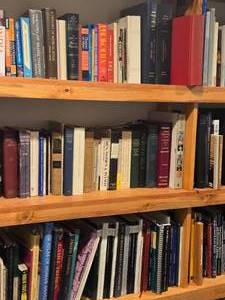 lot 350 image: Lot of (3 Shelves) Books - - Music, Countries, Coins