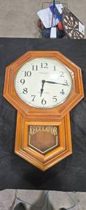 lot 2071 image: Sterling & Noble Regulator Wall Clock
