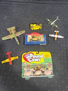 lot 2129 image: Assorted Toy Vehicles & Plush Toys