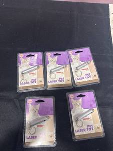 lot 2141 image: Lot of 5 Pet Laser Toys