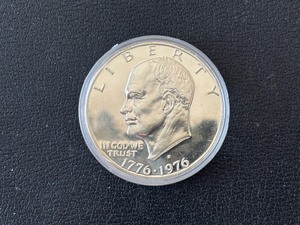 lot 7 image: 1976-S Bicentennial Eisenhower Silver Dollar Proof