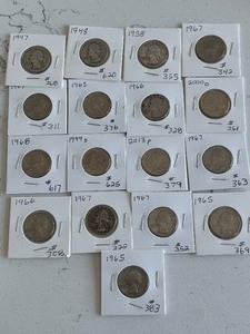 lot 28 image: Washington Quarters Includes Silver