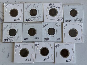 lot 32 image: Indian Head Cents