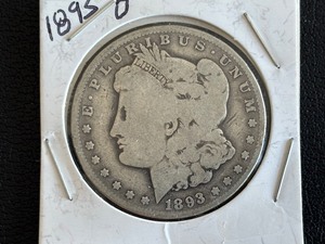 lot 50 image: 1893-O Morgan Dollar KEY DATE RARE Only 300,000 Minted