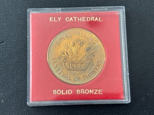 lot 16 image: Ely Cathedral Bronze Medallion