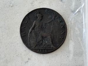 lot 29 image: 1898 Great Britain Half Penny