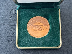 lot 55 image: Peace and Presidents Medal Thomas Jefferson