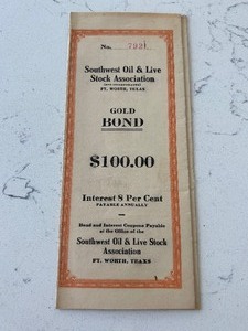 lot 73 image: $100 Gold Bond