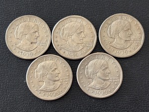 lot 87 image: Susan B. Anthony Dollars