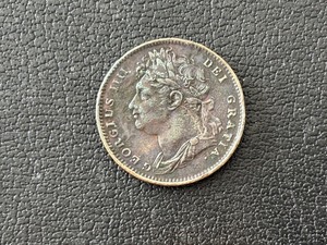 lot 94 image: 1823 British Farthing