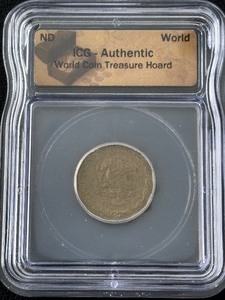 lot 107 image: ICG Authentic World Coin Treasure Hoard