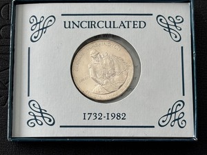 lot 111 image: 1982-D Washington Silver Half Dollar