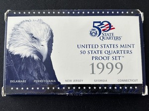 lot 126 image: 1999-S Quarter Proof Set
