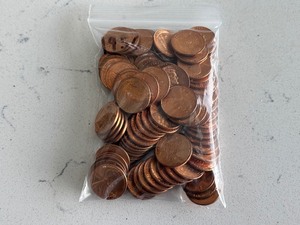 lot 134 image: Uncirculated Wheat Cents