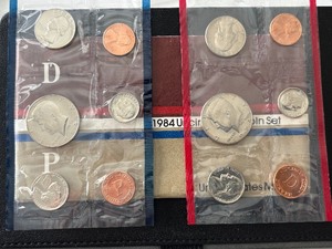 lot 149 image: 1984 P & D Mint Set