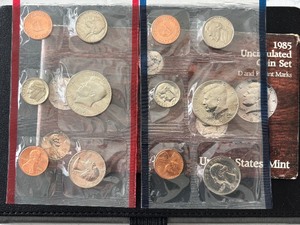 lot 150 image: 1985 P & D Mint Set