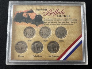 lot 186 image: Buffalo Nickels