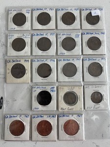 lot 203 image: Great Britain Pennies and Half Pennies