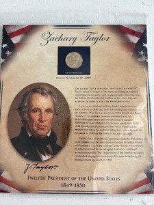 lot 204 image: Zachary Taylor Presidential Dollar