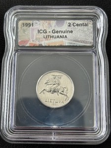 lot 223 image: 1991 Lithuania ECG Genuine