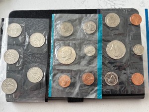 lot 244 image: Mint Sets Includes 40% Silver Kennedy