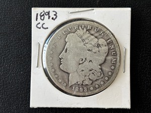 1893-CC Morgan Dollar Hard to Find KEY DATE Only 677,000 Minted