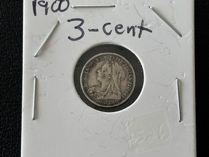 1900 Great Britain Silver 3 Pence