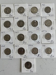 lot 11 image: Washington Quarters Includes Silver