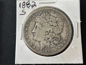 lot 13 image: 1882-S Morgan Dollar