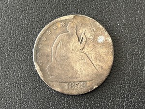 lot 16 image: 1858-O Liberty Seated Half Dollar