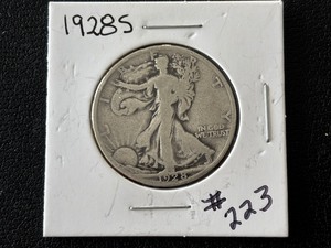 lot 25 image: 1928-S Walking Liberty Half Dollar