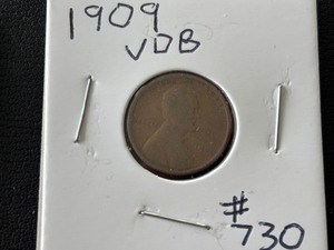 lot 28 image: 1909 VDB Lincoln Cent