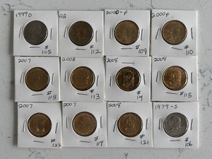 lot 30 image: Assorted Dollar Coins