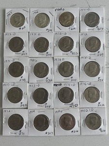 lot 31 image: Kennedy Half Dollars Includes 40% Silver