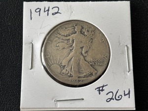 lot 39 image: 1942 Walking Liberty Half Dollar