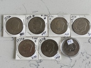 lot 64 image: Eisenhower Dollars